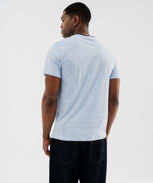 Tee-shirt col rond uni homme - Kensington vue4 - KENSINGTON - GEMO