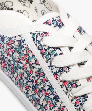 Tennis en toile à semelle fine et bout couvert femme - Le Temps des Cerises vue6 - SHOES BY LTDC - GEMO