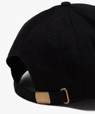 Casquette baseball en toile de coton unie homme vue3 - GEMO 4G HOMME - GEMO