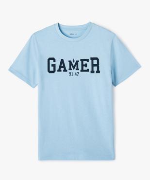 Tee-shirt imprimé à manches courtes garçon vue1 - GEMO (JUNIOR) - GEMO