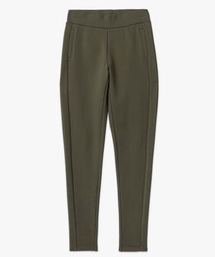 Leggings femme en maille épaisse avec surpiqûre fantaisie vue4 - GEMO(FEMME PAP) - GEMO