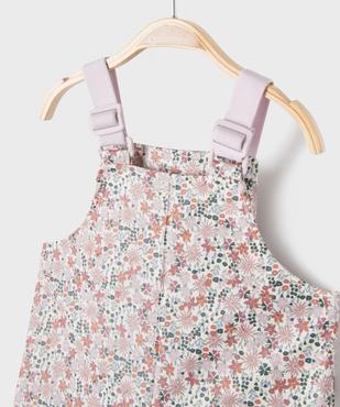 Salopette de pluie imperméable à bretelles élastiques bébé fille vue2 - GEMO(BEBE DEBT) - GEMO