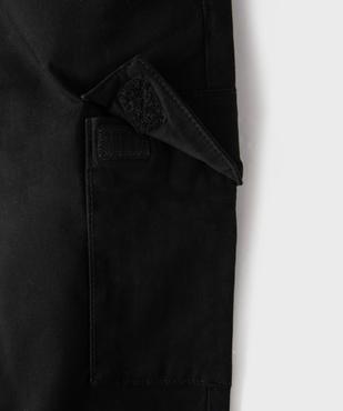 Pantalon cargo Regular en coton stretch à taille élastiquée garçon vue3 - GEMO (JUNIOR) - GEMO