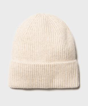 Bonnet côtelé avec revers fille vue1 - GEMO (ACCESS) - GEMO