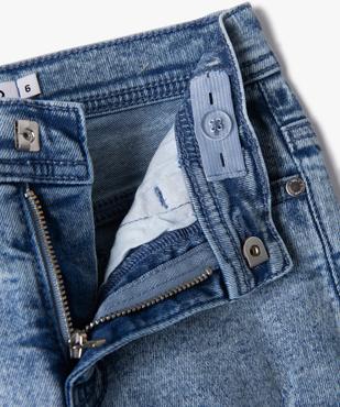 Jean skinny extensible avec marques d'usure garçon vue3 - GEMO 4G GARCON - GEMO