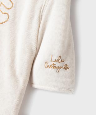 Gigoteuse en velours avec manches amovibles bébé - LuluCastagnette vue8 - LULUCASTAGNETTE - GEMO