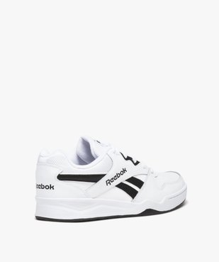 Baskets homme low-cut dessus en cuir uni à lacets - Reebok vue4 - REEBOK - GEMO