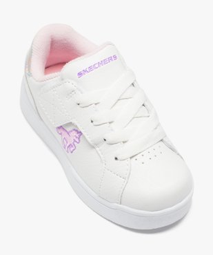 Baskets fille unies avec licorne brodée - Skechers vue5 - SKECHERS - GEMO