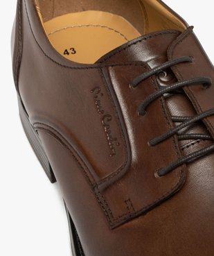 Derbies homme dessus en cuir à bout carré - Pierre Cardin D vue6 - PIERRE CARDIN DIFFUSION - GEMO