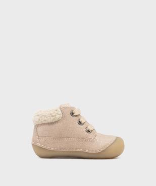 Bottillons en cuir bébé fille - Lovely Wings vue1 - LOVELY WINGS - GEMO