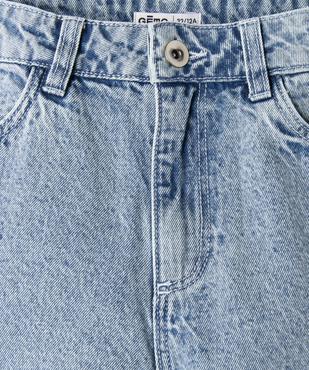 Jean Straight avec taille ajustable fille vue3 - GEMO (JUNIOR) - GEMO