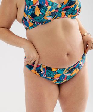 Bas de maillot de bain forme culotte imprimée femme grande taille vue4 - GEMO (PLAGE) - GEMO
