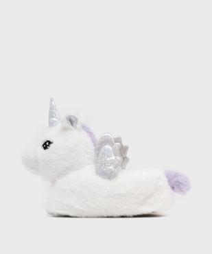 Chaussons 3D en forme de licorne avec paillettes fille vue3 - GEMO (ENFANT) - GEMO