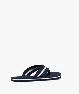 Tongs homme avec larges brides à entredoigt vue4 - GEMO (PLAGE) - GEMO