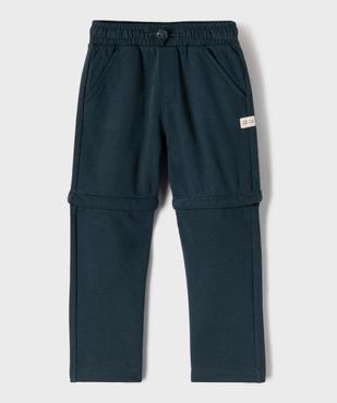 Pantalon de jogging 2-en-1 transformable en bermuda garçon vue1 - GEMO 4G GARCON - GEMO