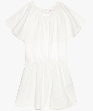 Robe fille à taille élastiquée et ouverture dans le dos vue2 - GEMO (ENFANT) - GEMO