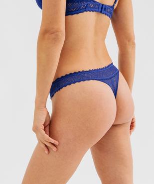 Soutien-gorge push-up en dentelle avec armatures vue2 - GEMO(HOMWR FEM) - GEMO