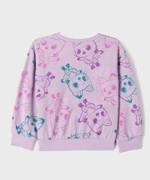 Sweat à motifs chats fille - Gabby’s Dollhouse vue3 - GABBY - GEMO