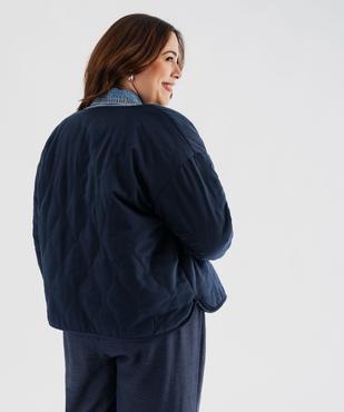 Veste courte réversible unie femme grande taille vue6 - GEMO 4G GT - GEMO