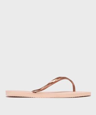 Tongs avec brides torsadée métallisées Fantasia femme - Havaianas vue2 - HAVAIANAS - GEMO