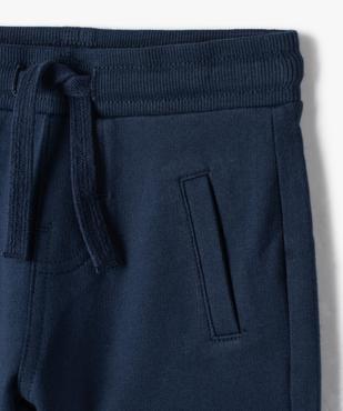 Short bébé garçon en maille avec ceinture bord-côte vue2 - GEMO(BEBE DEBT) - GEMO