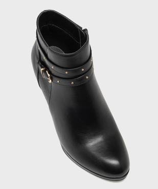 Bottines à talon avec en suédine femme - Valentina Baldano vue5 - VALENTINA BALDA - GEMO
