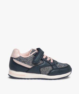 Baskets fille style retro running en mesh brillant vue1 - GEMO (ENFANT) - GEMO