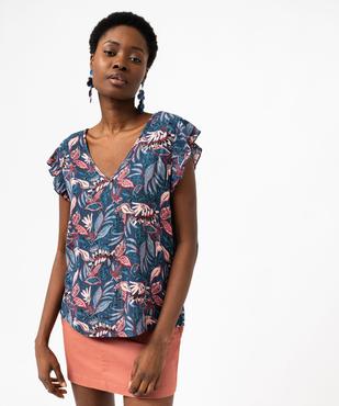 Blouse sans manches en viscose froissée femme vue5 - GEMO(FEMME PAP) - GEMO