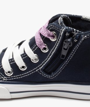 Baskets fille semi-montantes en toile - LuluCastagnette vue6 - LULU CASTAGNETT - GEMO