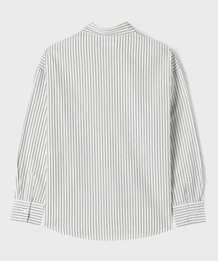 Chemise manches longues à rayures fille vue3 - GEMO (JUNIOR) - GEMO