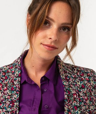 Veste à manches ¾ froncées femme vue2 - GEMO(FEMME PAP) - GEMO