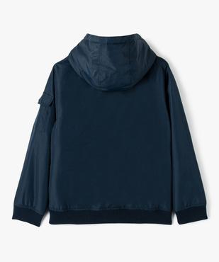 Blouson matelassé déperlant avec capuche garçon vue4 - GEMO 4G GARCON - GEMO