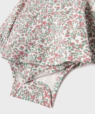 Ensemble 2 pièces bébé fille : body et pantalon vue2 - GEMO(BB COUCHE) - GEMO
