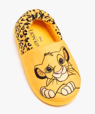 Chaussons garçon en jersey imprimé Simba - Roi Lion vue5 - ROI LION - GEMO