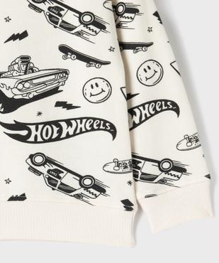 Sweat imprimé véhicules et skate garçon - Hot Wheels vue3 - HOT WHEELS - GEMO