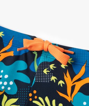Shorty de bain garçon à motif feuillage vue2 - GEMO (ENFANT) - GEMO