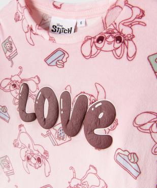 Pyjama avec motifs Stitch fille - Disney vue2 - LILO & STITCH - GEMO