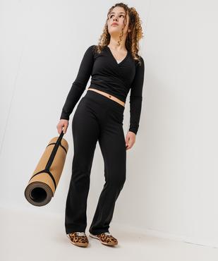 Tee-shirt manches longues cache-cœur fille vue6 - GEMO 4G FILLE - GEMO