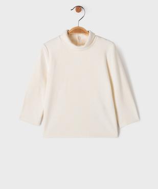 Tee-shirt manches longues à col roulé en matière chaude bébé garçon vue1 - GEMO 4G BEBE - GEMO