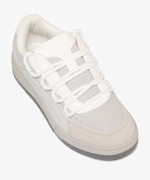 Baskets homme larges à lacets ronds torsadés  vue6 - 5 MILES GEMO FOR GOOD - GEMO