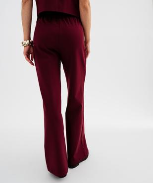  Pantalon de tailleur à taille élastiquée femme vue4 - GEMO(FEMME PAP) - GEMO