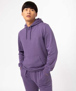 Sweat à capuche non molletonné homme vue2 - GEMO (HOMME) - GEMO