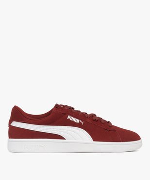 Baskets homme en cuir suédé avec semelle effet gomme Smash - Puma vue1 - PUMA - GEMO