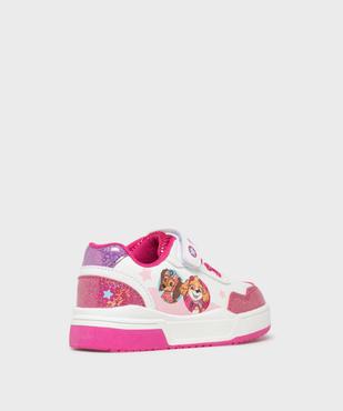 Baskets basses à lacets élastiques et scratch fille - La Pat'Patrouille vue4 - PAT PATROUILLE - GEMO