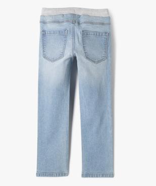 Jean Regular avec taille ajustable en bord-côte garçon vue3 - GEMO 4G GARCON - GEMO