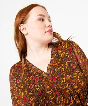 Robe en voile imprimé femme grande taille vue6 - GEMO (G TAILLE) - GEMO
