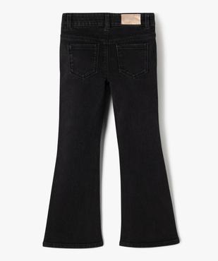 Jean Flare extensible avec ceinture ajustable fille vue3 - GEMO 4G FILLE - GEMO