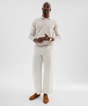 Pantalon chino coupe large homme vue5 - GEMO 4G HOMME - GEMO