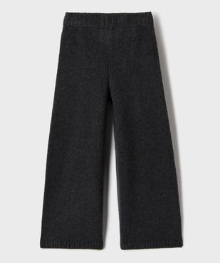 Pantalon en maille douillette coupe large fille vue3 - GEMO (ENFANT) - GEMO
