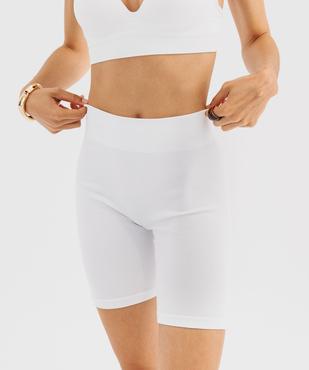 Boxer long en maille côtelée extensible femme vue1 - GEMO(HOMWR FEM) - GEMO